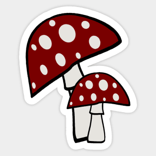 amanita Sticker